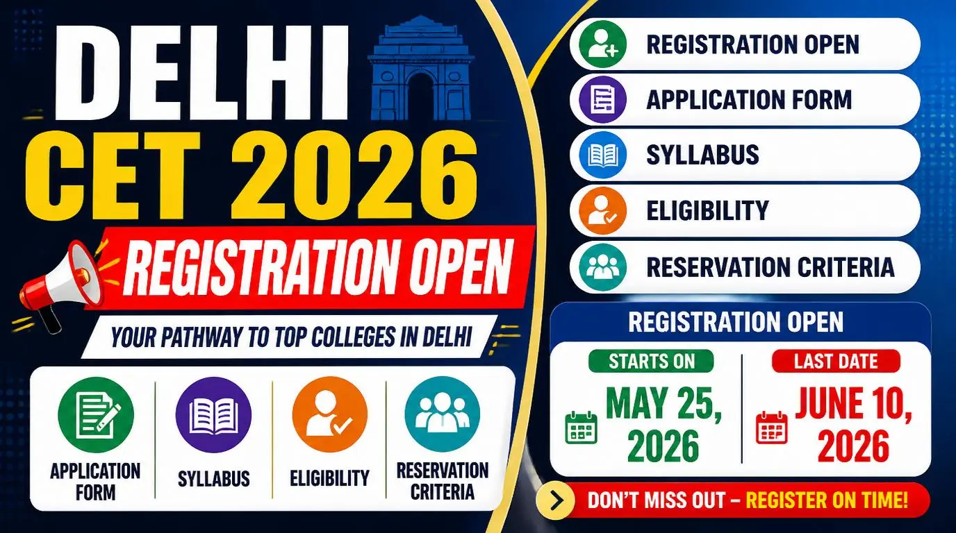Delhi CET 2026 Registration
