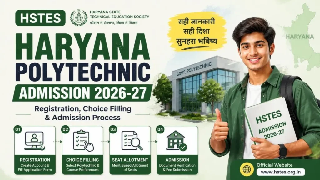 HSTES Haryana Polytechnic Admission