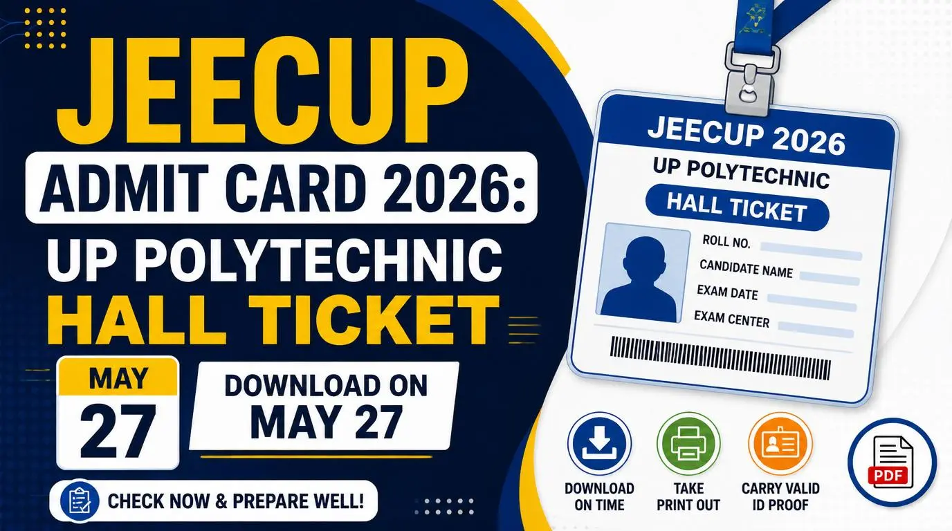 JEECUP Admit Card 2026